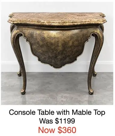 Mable Top Console Table and many more!