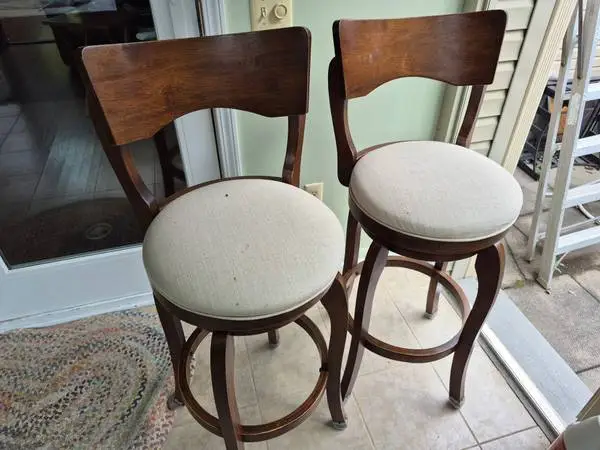 Assorted fancy wooden chairs $50 each or $100 per pair