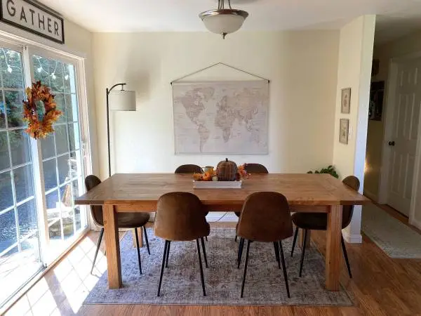 Local-made Large Rustic Farmhouse Dining Table, Seats 10