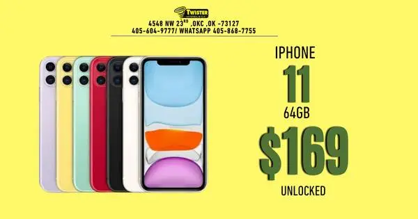 iPhone 11 64GB Unlocked - Like New - $50 Down