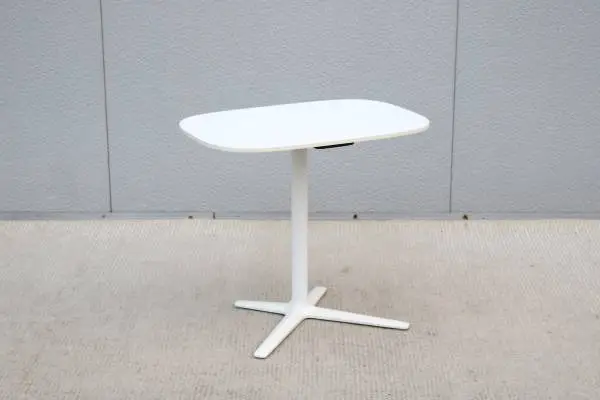 Modern Davis Furniture Lift Height Adjustable White Occasional Table