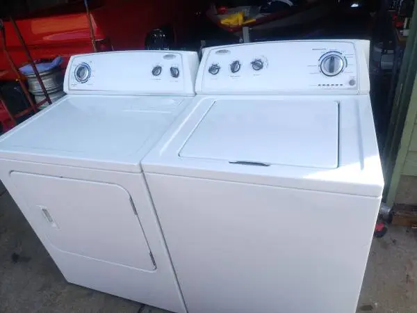 Whirlpool washer dryer set