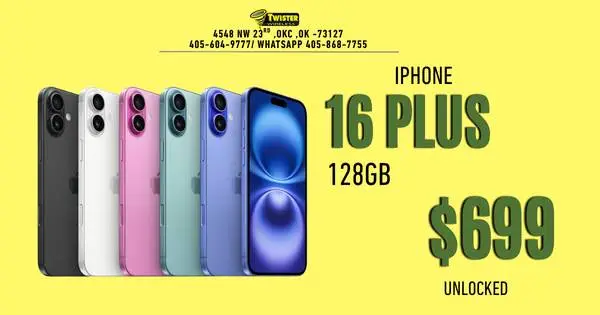 iPhone 16 Plus 128GB | Unlocked | Like New | $699