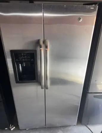 GE Stainless Steel Refrigerator And Freezer
