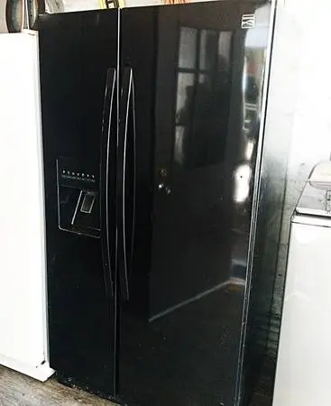 KENMORE  SIDE BY SIDE BLACK REFRIGERATOR