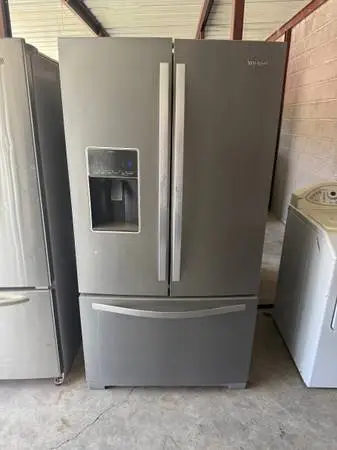 Whirlpool Stainless Steel Refrigerator And French Door Freezer