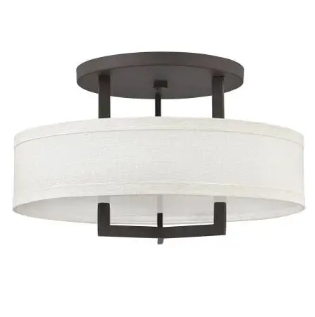 Hampton 3 Light 24 Wide Semi Flush Mount by Hinkley - Buckeye Bronze*