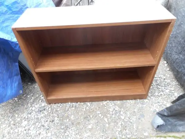 Brown 2 Shelf Bookcase